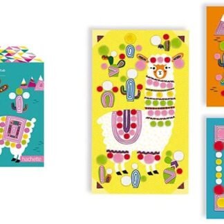 Janod 7802 - Juego Pompones Llamas